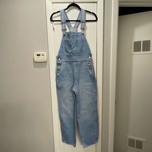 Abercrombie & Fitch Blue Denim Overalls